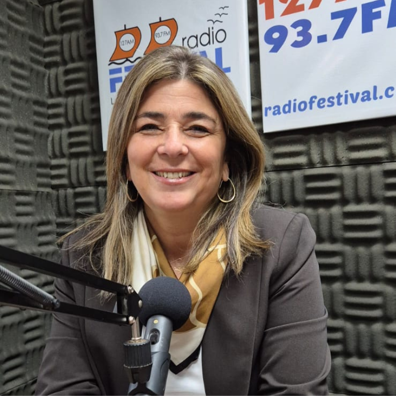 Seremi de Gobierno Rosario Perez en Radio Festival